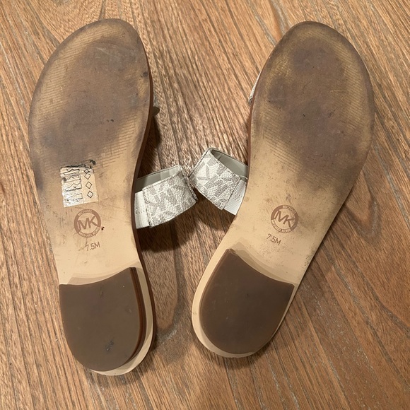 Michael Kors - Logo Two Strap Sandals - Picture 3 of 8